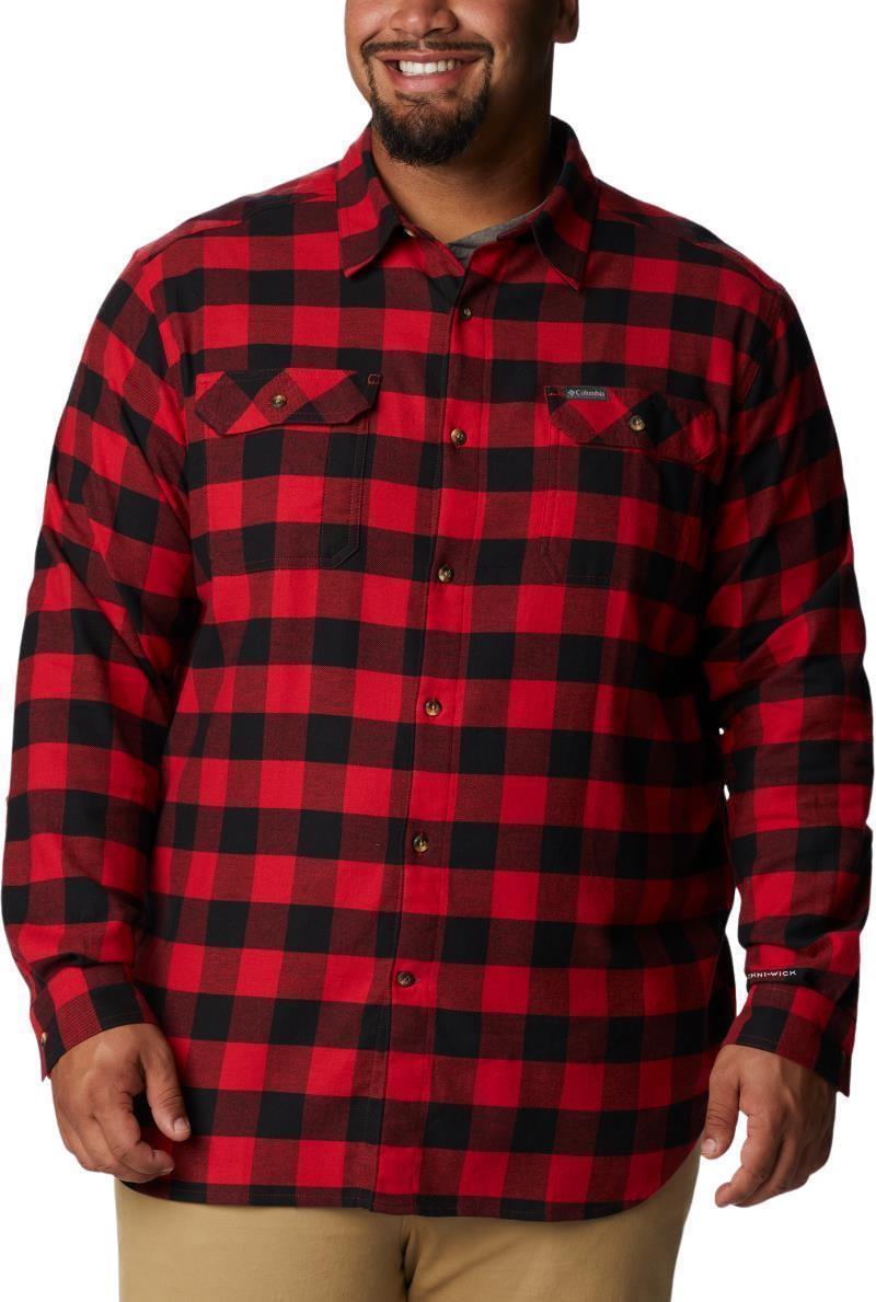 Flare Gun Stretch Flannel, Extended - Mens - Mountain Red Twill Buffalo Check 1