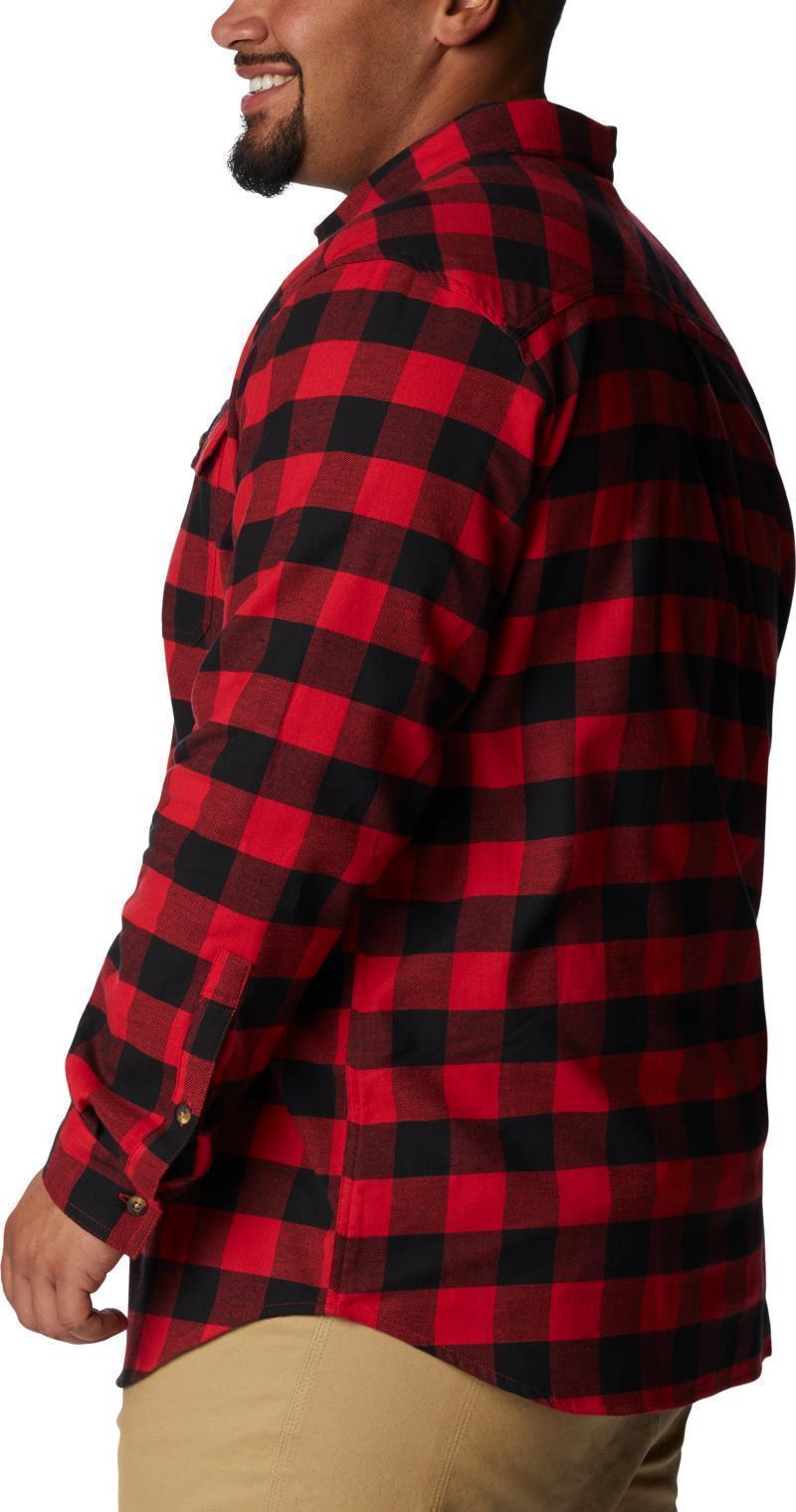 Flare Gun Stretch Flannel, Extended - Mens - Mountain Red Twill Buffalo Check 3