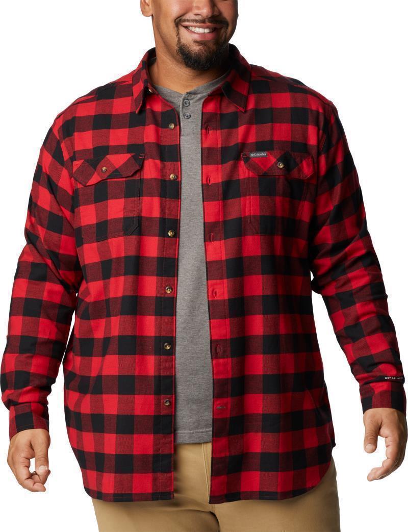 Flare Gun Stretch Flannel, Extended - Mens - Mountain Red Twill Buffalo Check 4