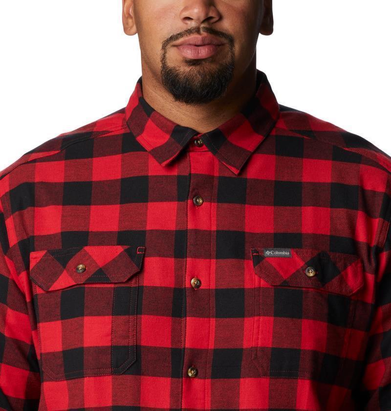 Flare Gun Stretch Flannel, Extended - Mens - Mountain Red Twill Buffalo Check 5