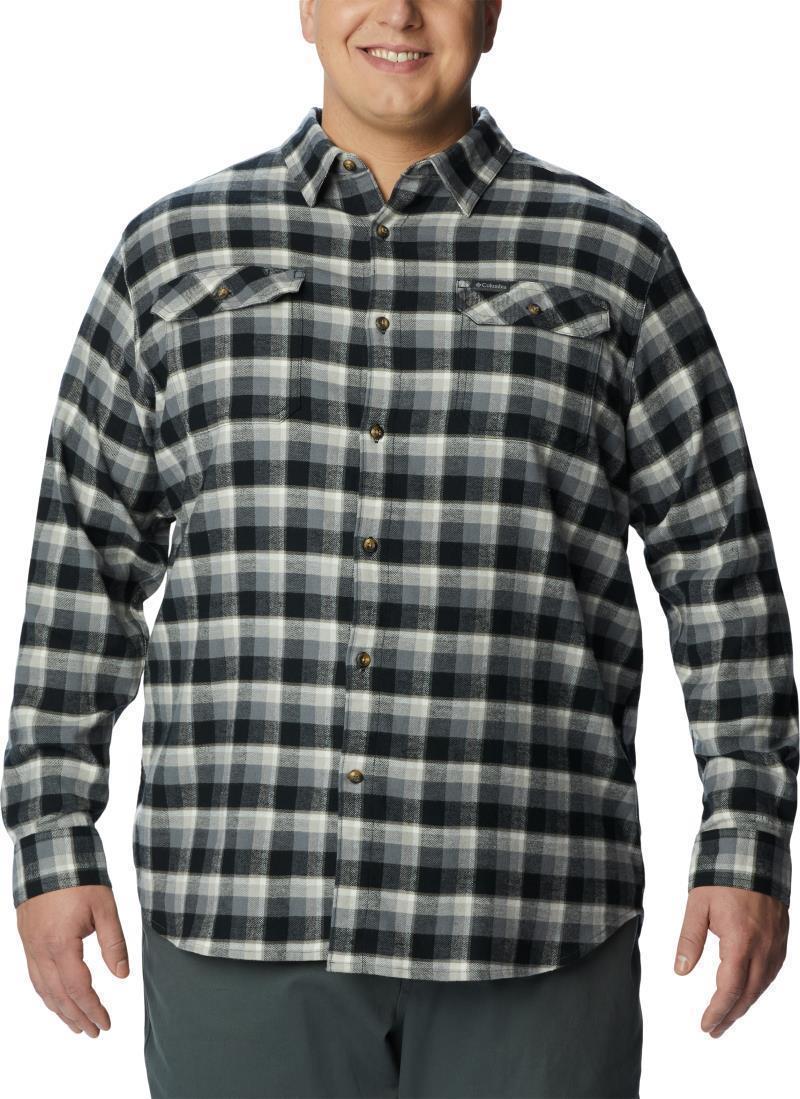 Flare Gun Stretch Flannel, Extended - Mens - black shadow plaid 1