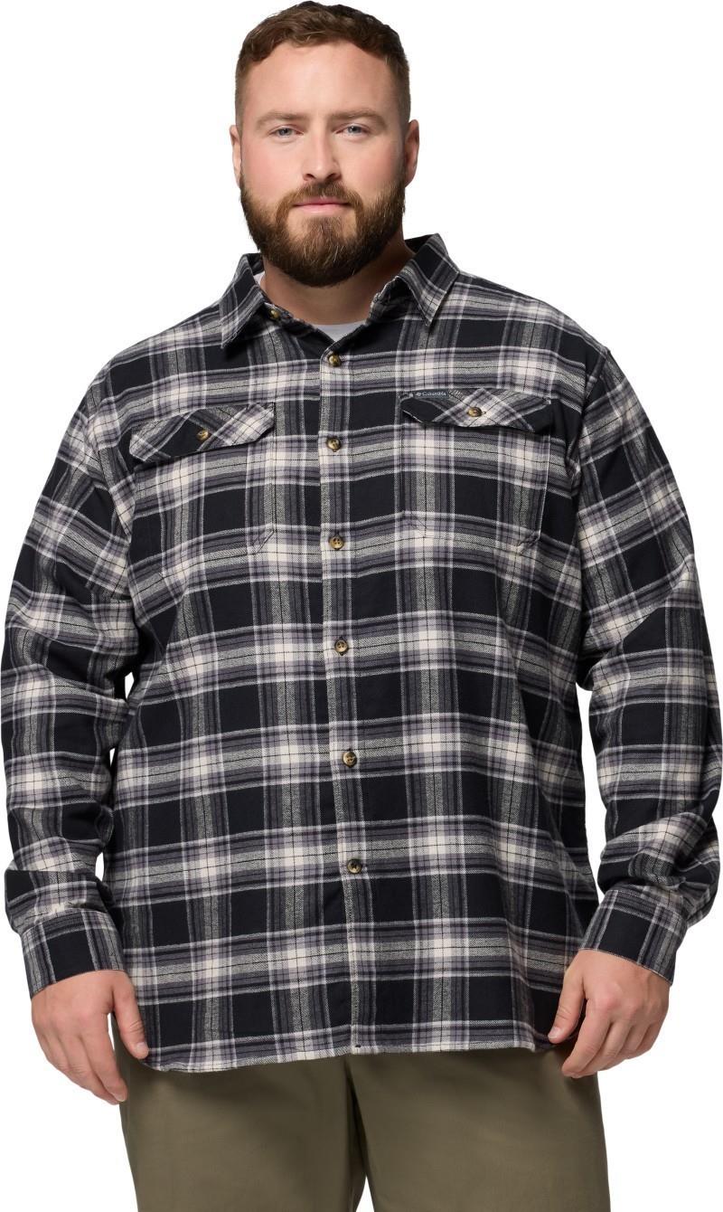 Flare Gun Stretch Flannel, Extended - Mens - black two lane tartan 1
