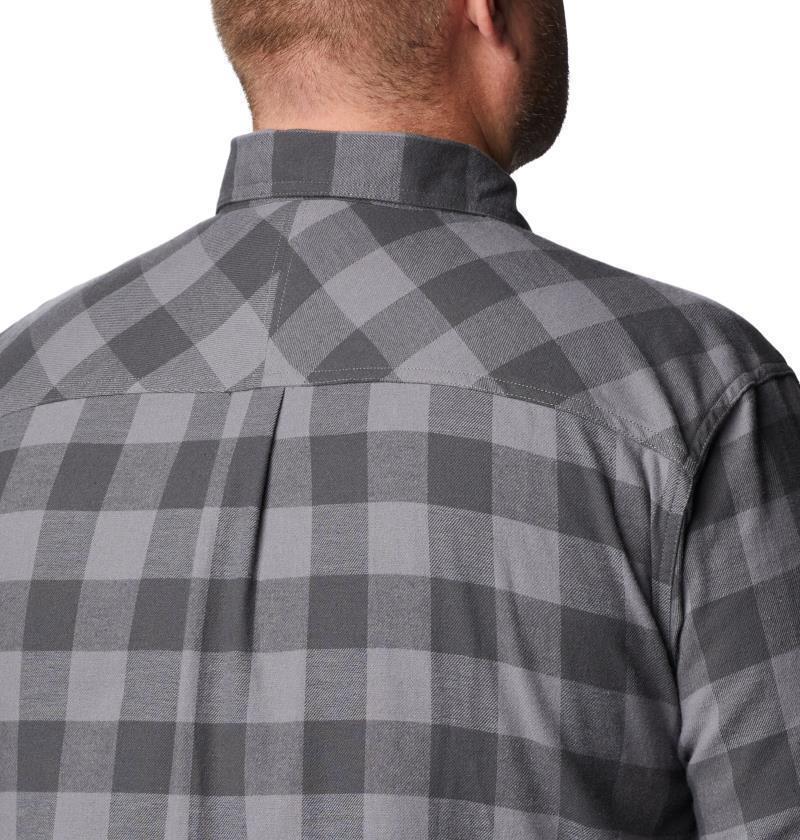 Flare Gun Stretch Flannel, Extended - Mens - city grey twill buffalo check 1