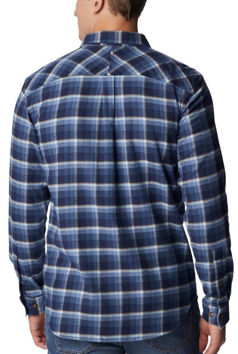 Flare Gun Stretch Flannel, Extended - Mens - collegiate navy shadow plaid 1
