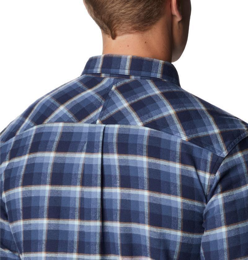 Flare Gun Stretch Flannel, Extended - Mens - collegiate navy shadow plaid 1
