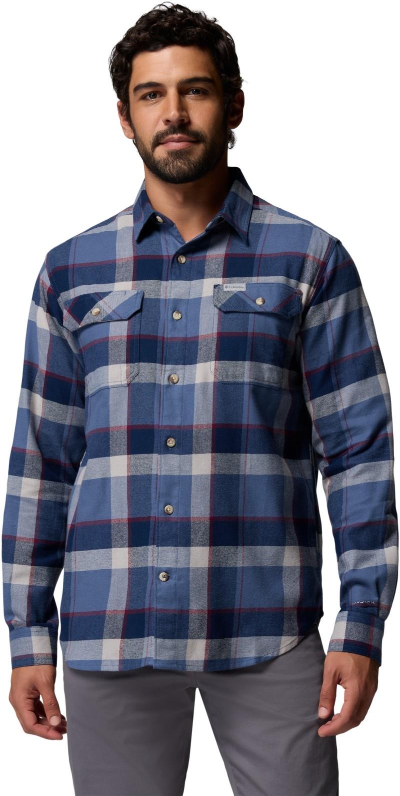 Flare Gun Stretch Flannel, Extended - Mens - dark mountain daytrip 1
