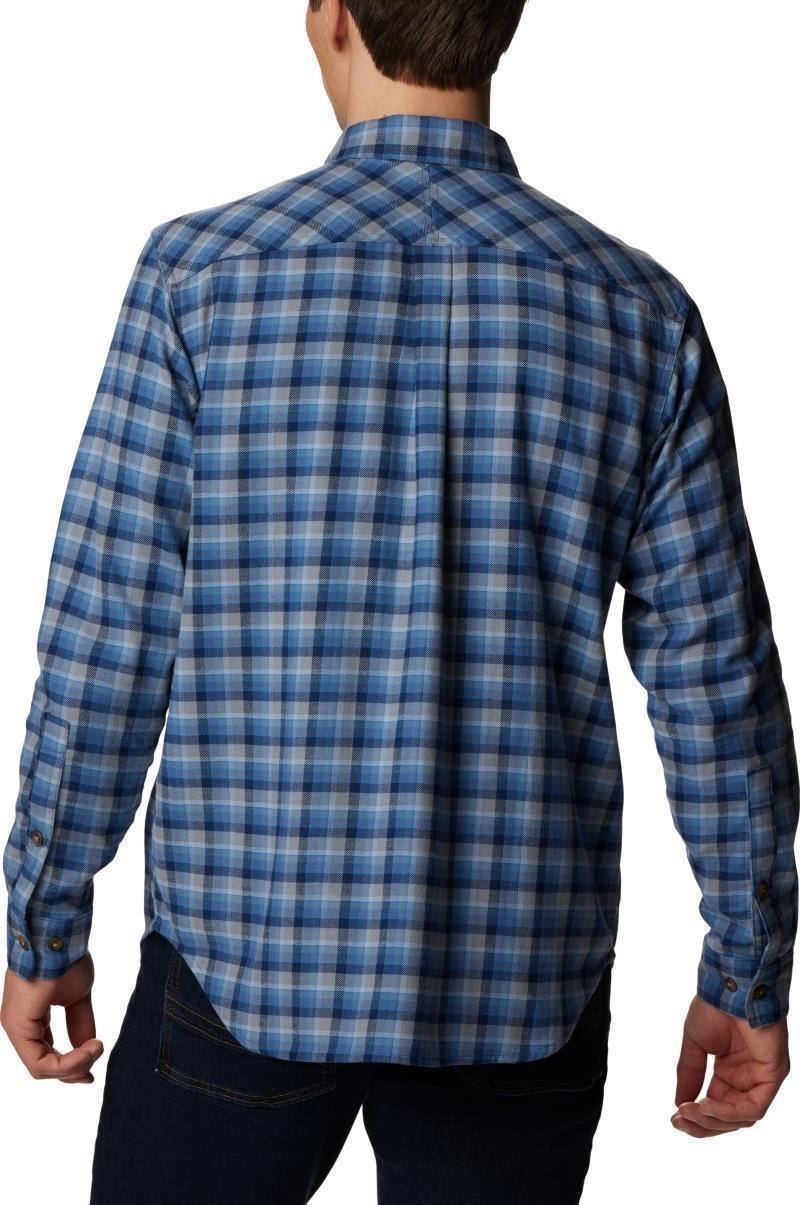 Flare Gun Stretch Flannel, Extended - Mens - dark mountain gradient check 1