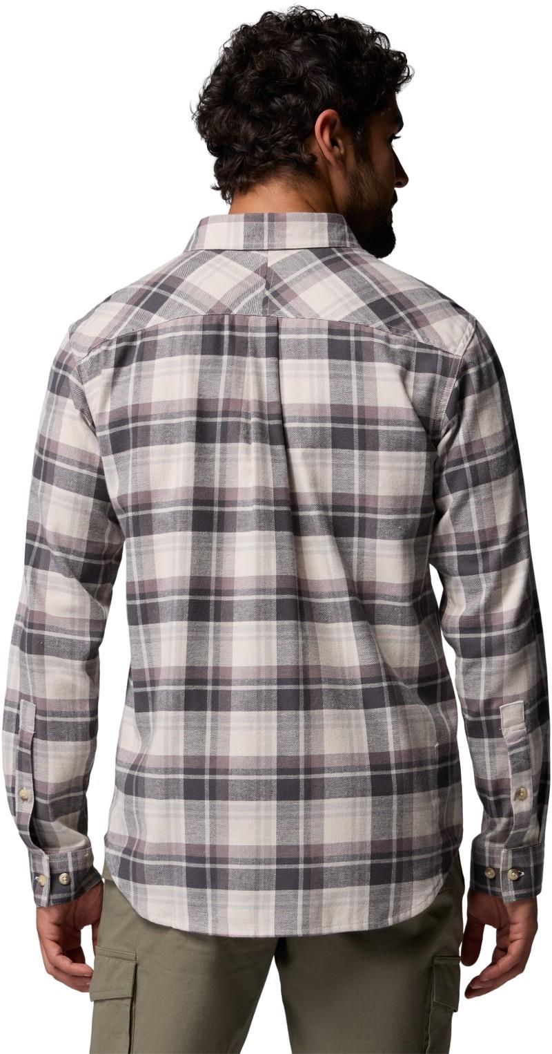 Flare Gun Stretch Flannel, Extended - Mens - dark stone / dispersed plaid 1