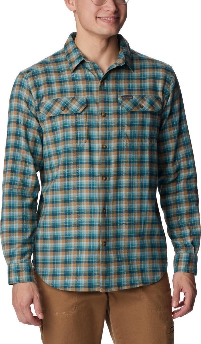 Flare Gun Stretch Flannel, Extended - Mens - delta gradient check 1
