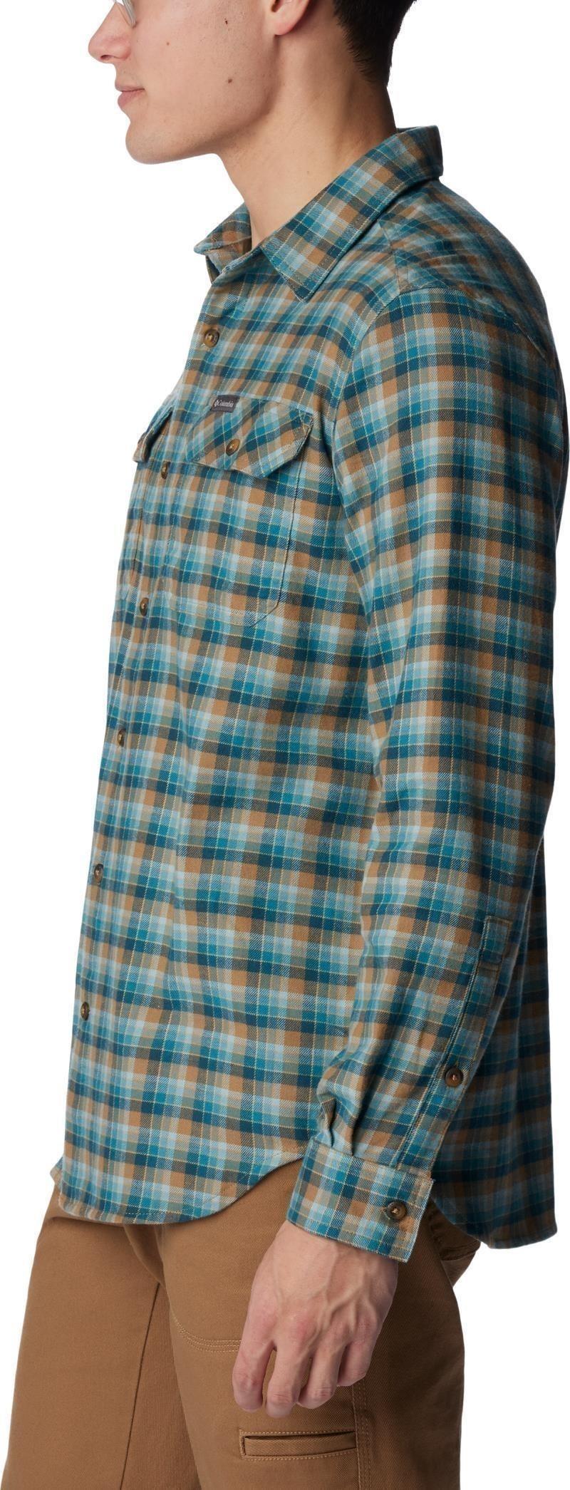 Flare Gun Stretch Flannel, Extended - Mens - delta gradient check 1