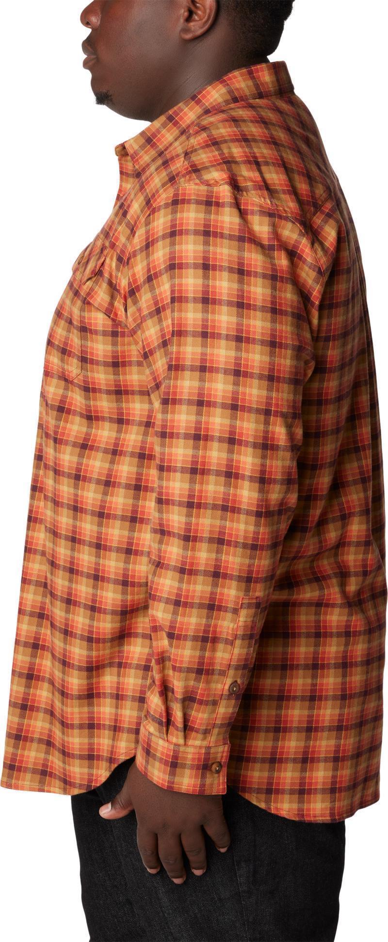 Flare Gun Stretch Flannel, Extended - Mens - elderberry gradient check 1