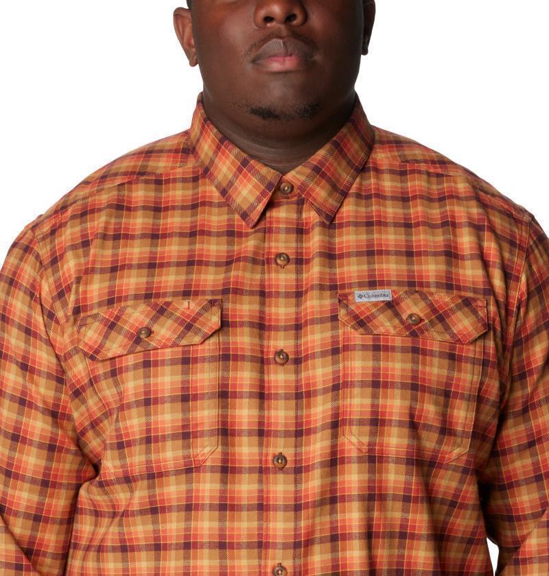 Flare Gun Stretch Flannel, Extended - Mens - elderberry gradient check 1