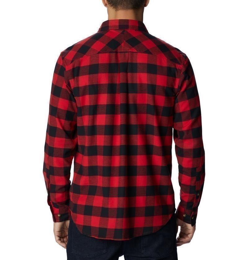 Flare Gun Stretch Flannel, Extended - Mens - mountain red twill buffalo check 1