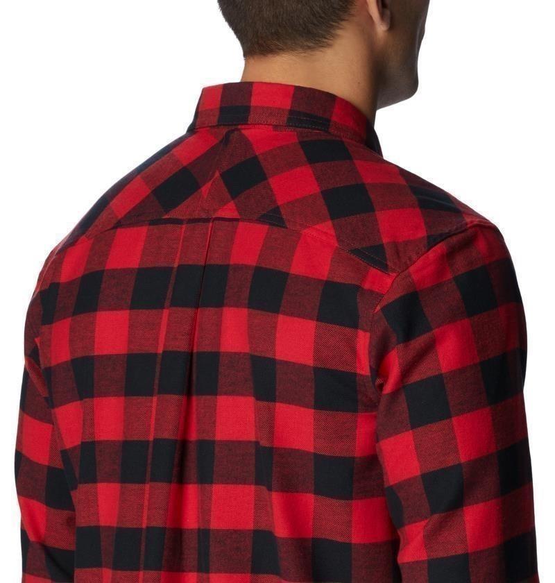 Flare Gun Stretch Flannel, Extended - Mens - mountain red twill buffalo check 1