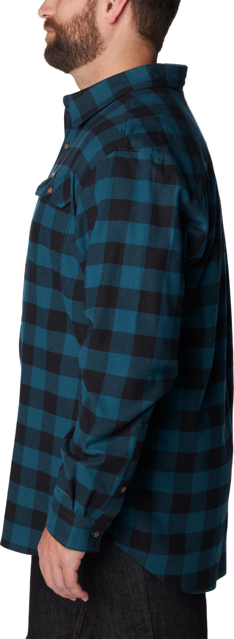Flare Gun Stretch Flannel, Extended - Mens - night wave buffalo check 1