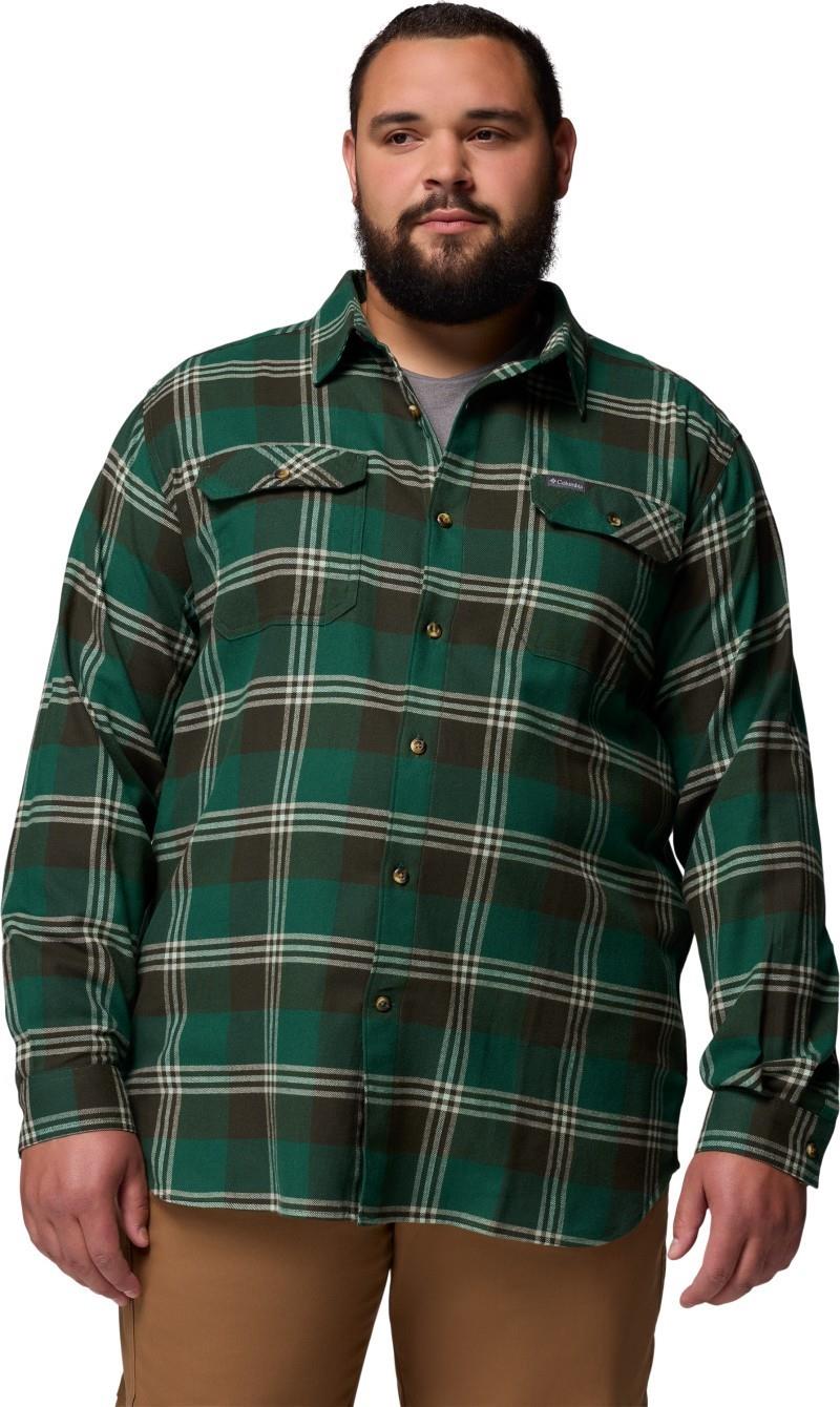 Flare Gun Stretch Flannel, Extended - Mens - rain forest trails edge plaid 1