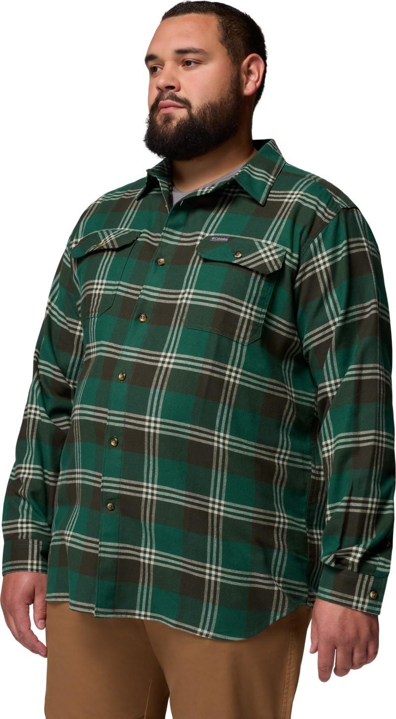 Flare Gun Stretch Flannel, Extended - Mens - rain forest trails edge plaid 1