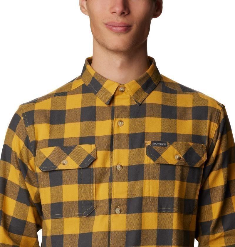 Flare Gun Stretch Flannel, Extended - Mens - raw honey buffalo check 1