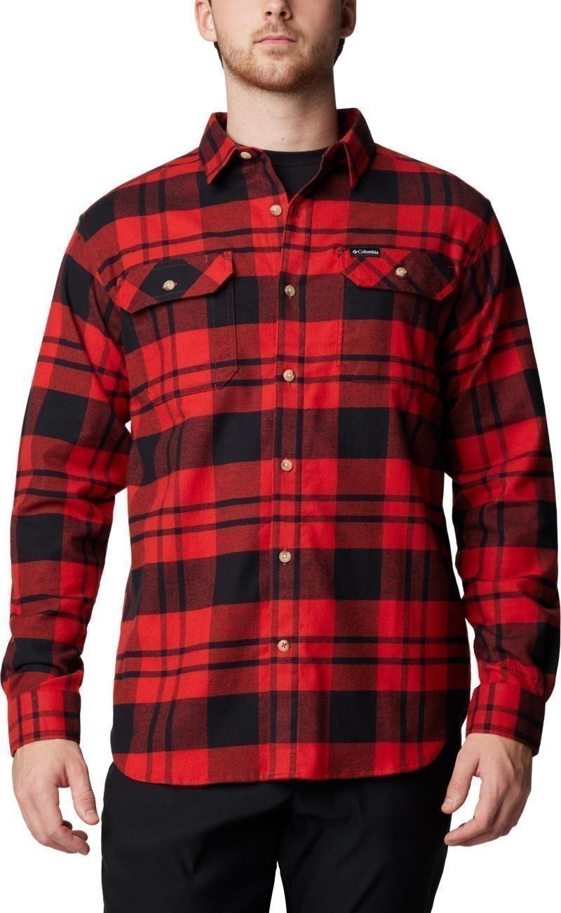 Flare Gun Stretch Flannel, Extended - Mens - sail red river crossing plaid 1