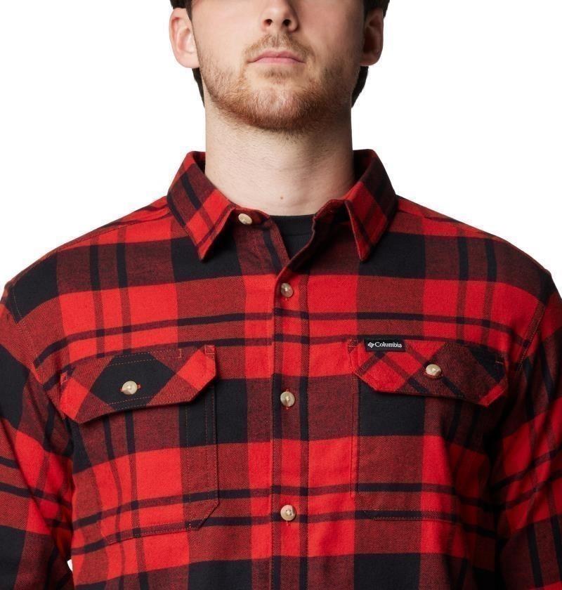 Flare Gun Stretch Flannel, Extended - Mens - sail red river crossing plaid 1