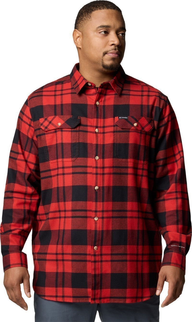 Flare Gun Stretch Flannel, Extended - Mens - sail red river crossing plaid 1