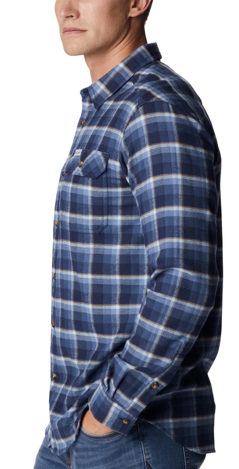 Flare Gun Stretch Flannel, Tall - Mens - Collegiate Navy Shadow Plaid 2