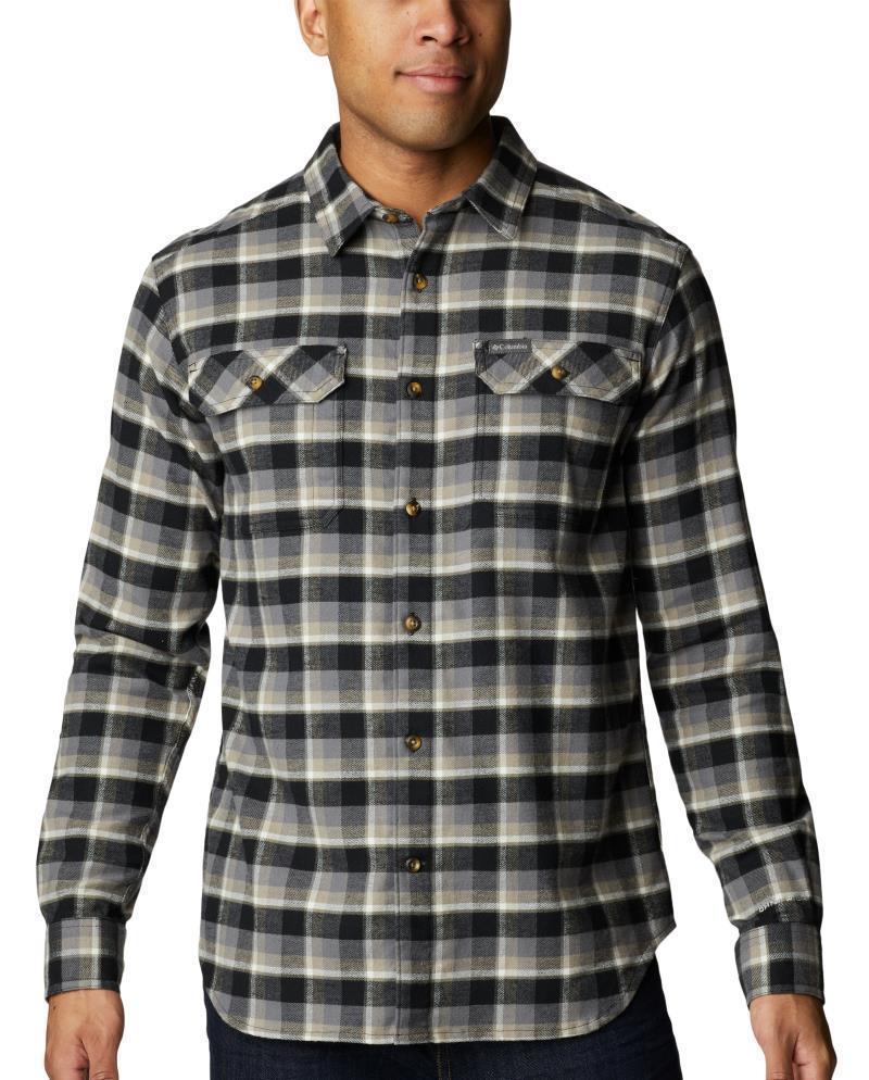 Flare Gun Stretch Flannel - Mens - Black Shadow Plaid 1