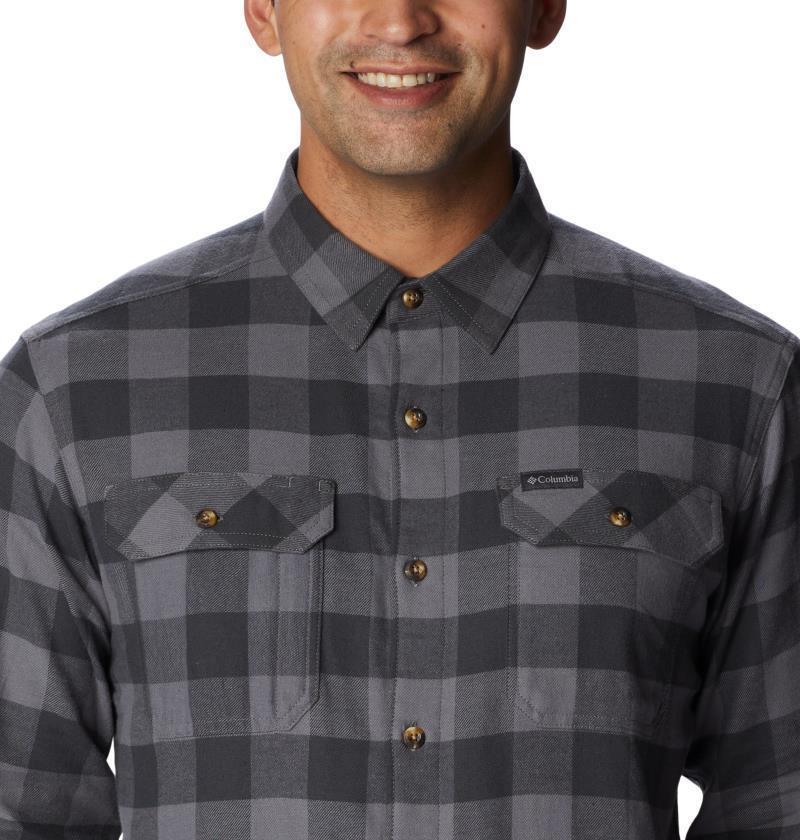 Flare Gun Stretch Flannel - Mens - City Grey Twill Buffalo Check 5