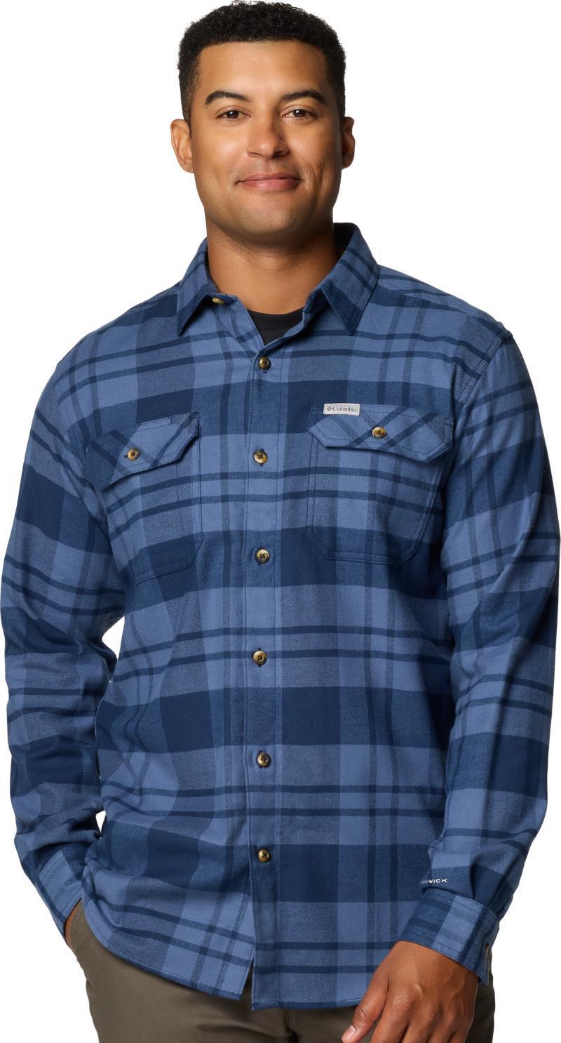 Flare Gun Stretch Flannel - Mens - Collegiate Navy River Crossing Plaid 1
