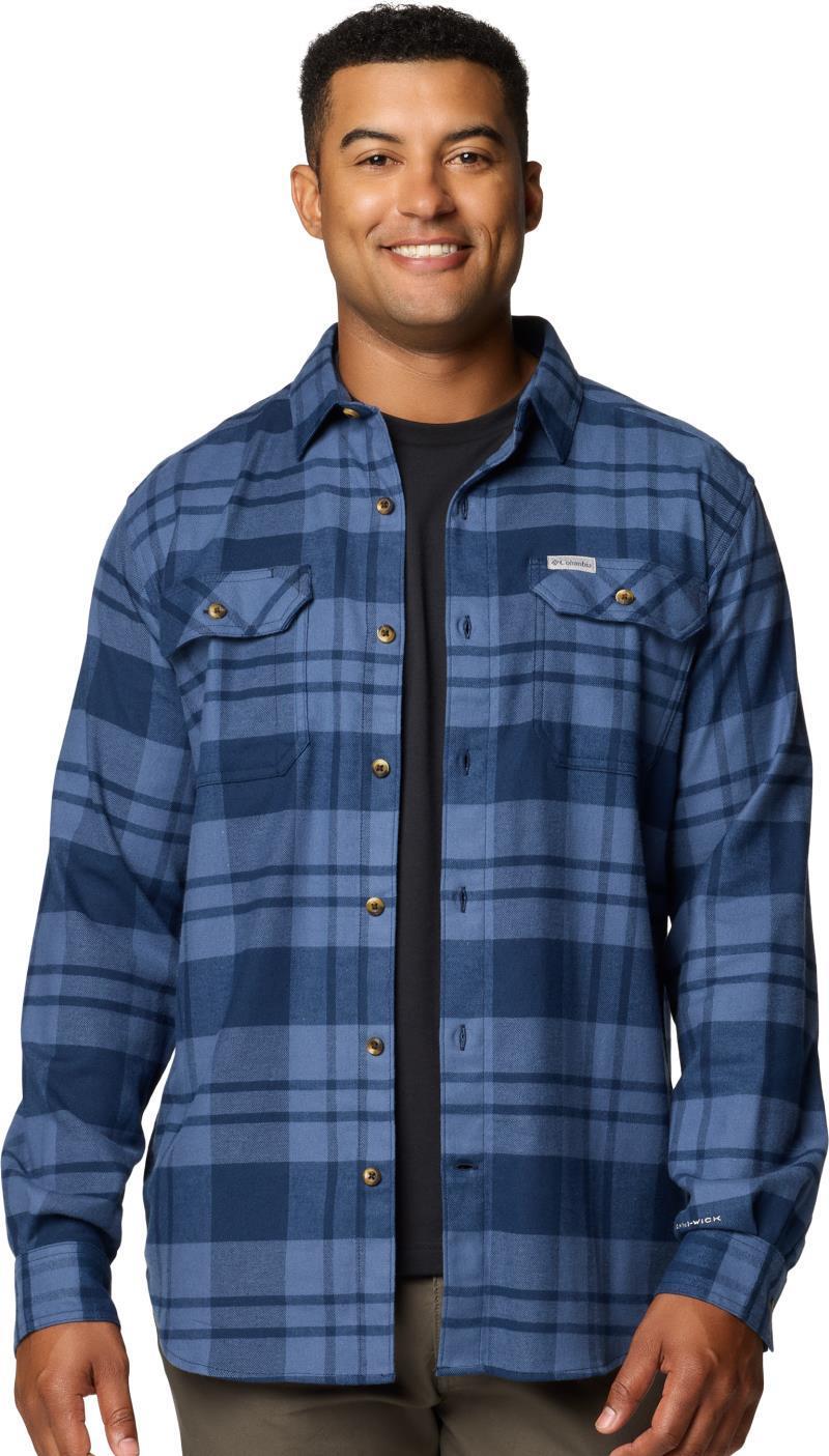 Flare Gun Stretch Flannel - Mens - Collegiate Navy River Crossing Plaid 3
