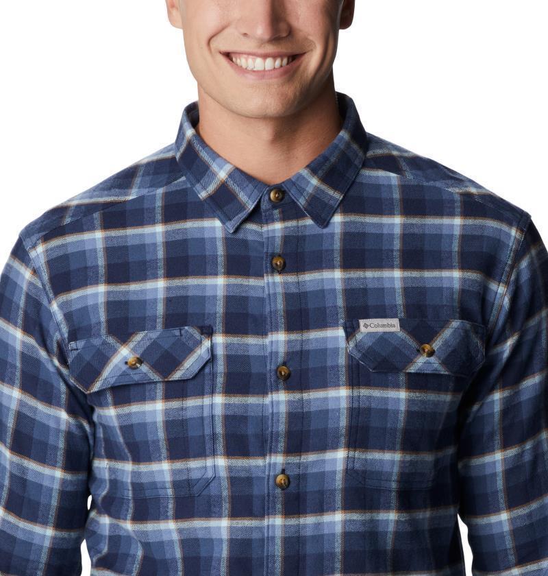 Flare Gun Stretch Flannel - Mens - Collegiate Navy Shadow Plaid 4