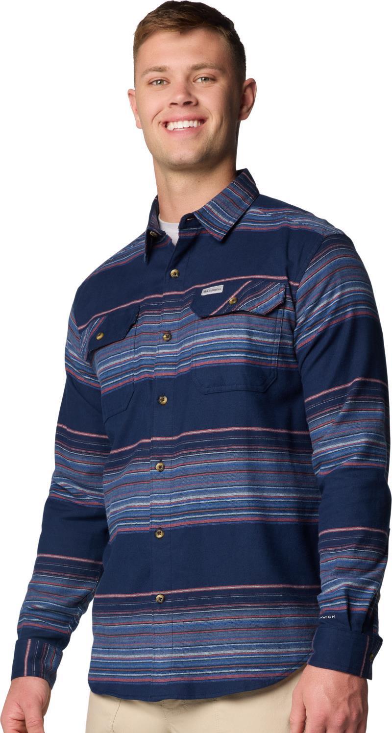 Flare Gun Stretch Flannel - Mens - Collegiate Navy Vista Stripe 2