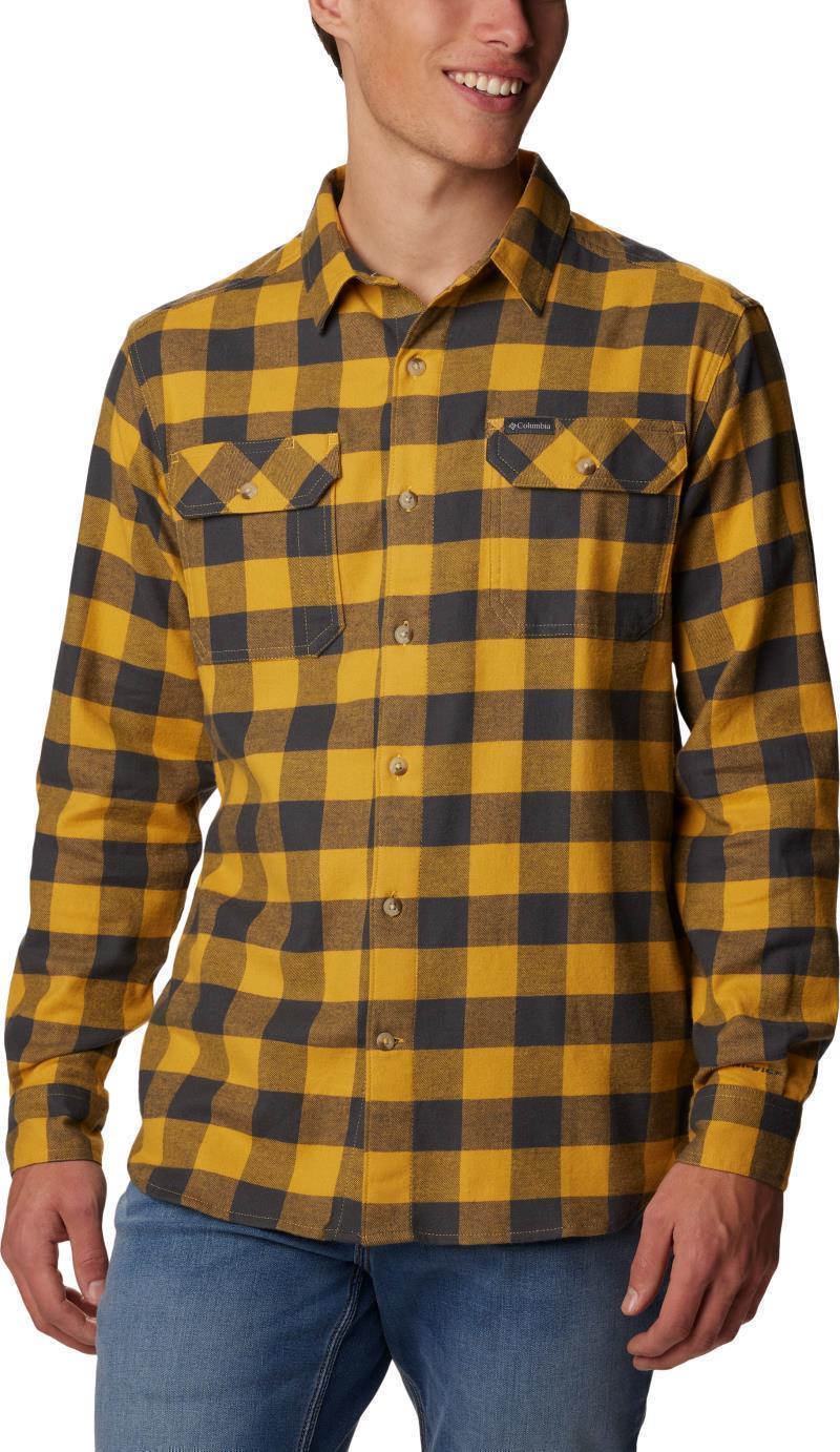 Flare Gun Stretch Flannel - Mens - Raw Honey Buffalo Check 1