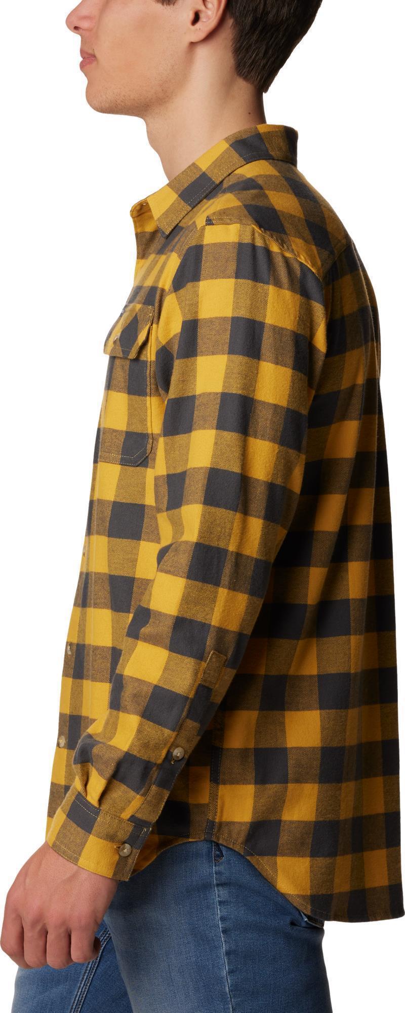 Flare Gun Stretch Flannel - Mens - Raw Honey Buffalo Check 2