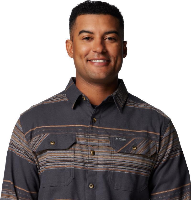 Flare Gun Stretch Flannel - Mens - Shark Vista Stripe 3