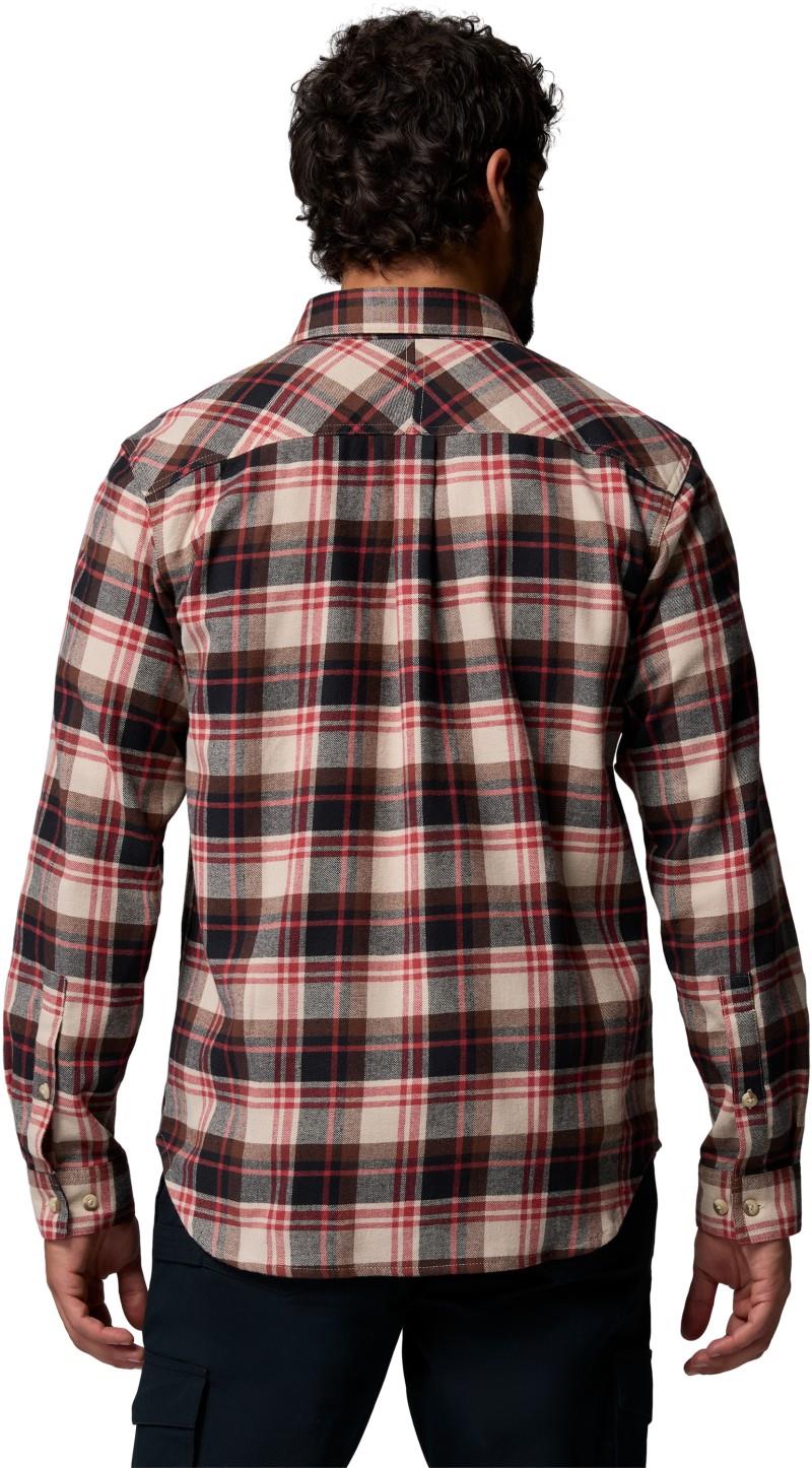 Flare Gun Stretch Flannel - Mens - ancient fossil / dispersed plaid 1