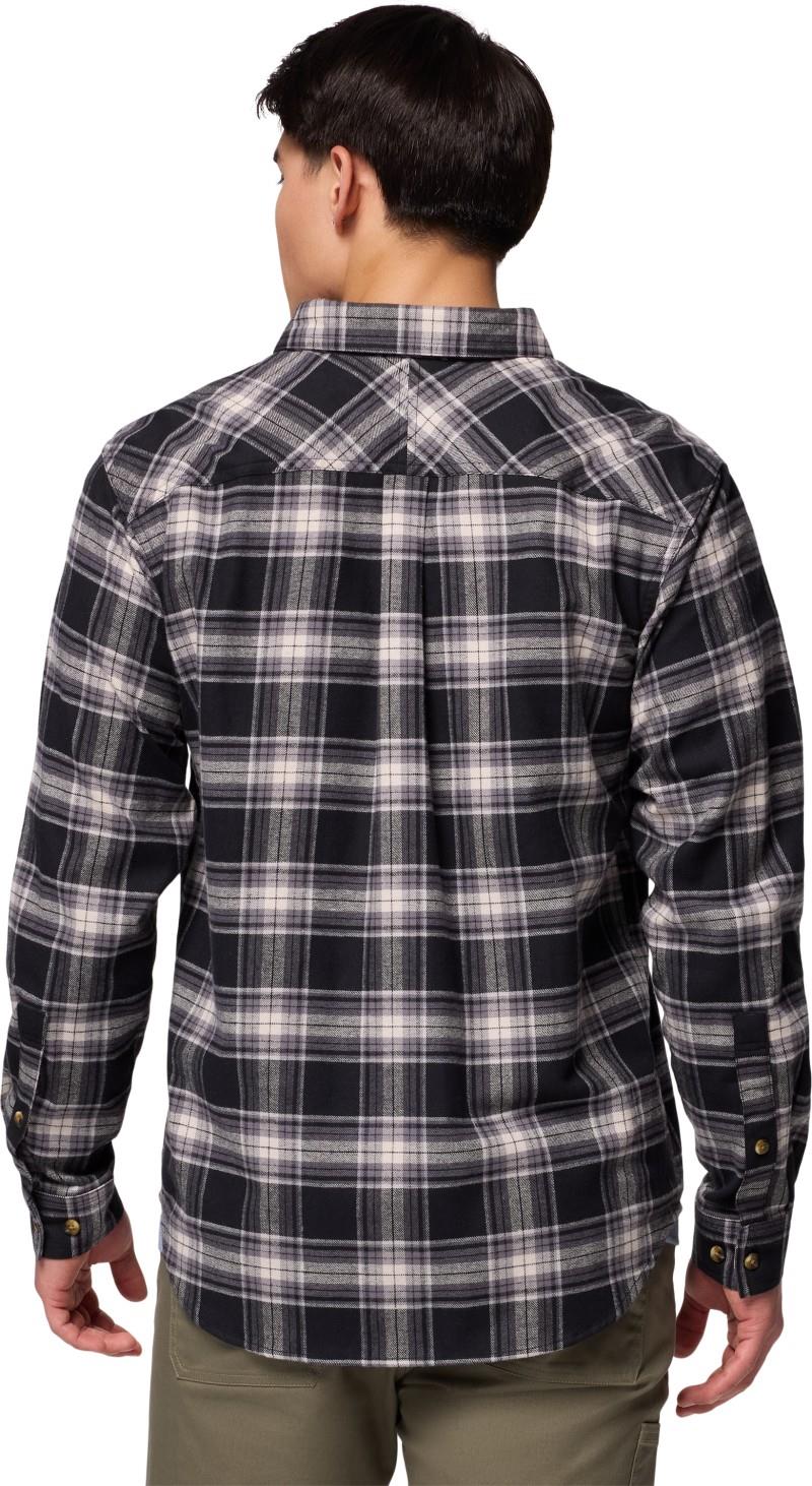 Flare Gun Stretch Flannel - Mens - black two lane tartan 1