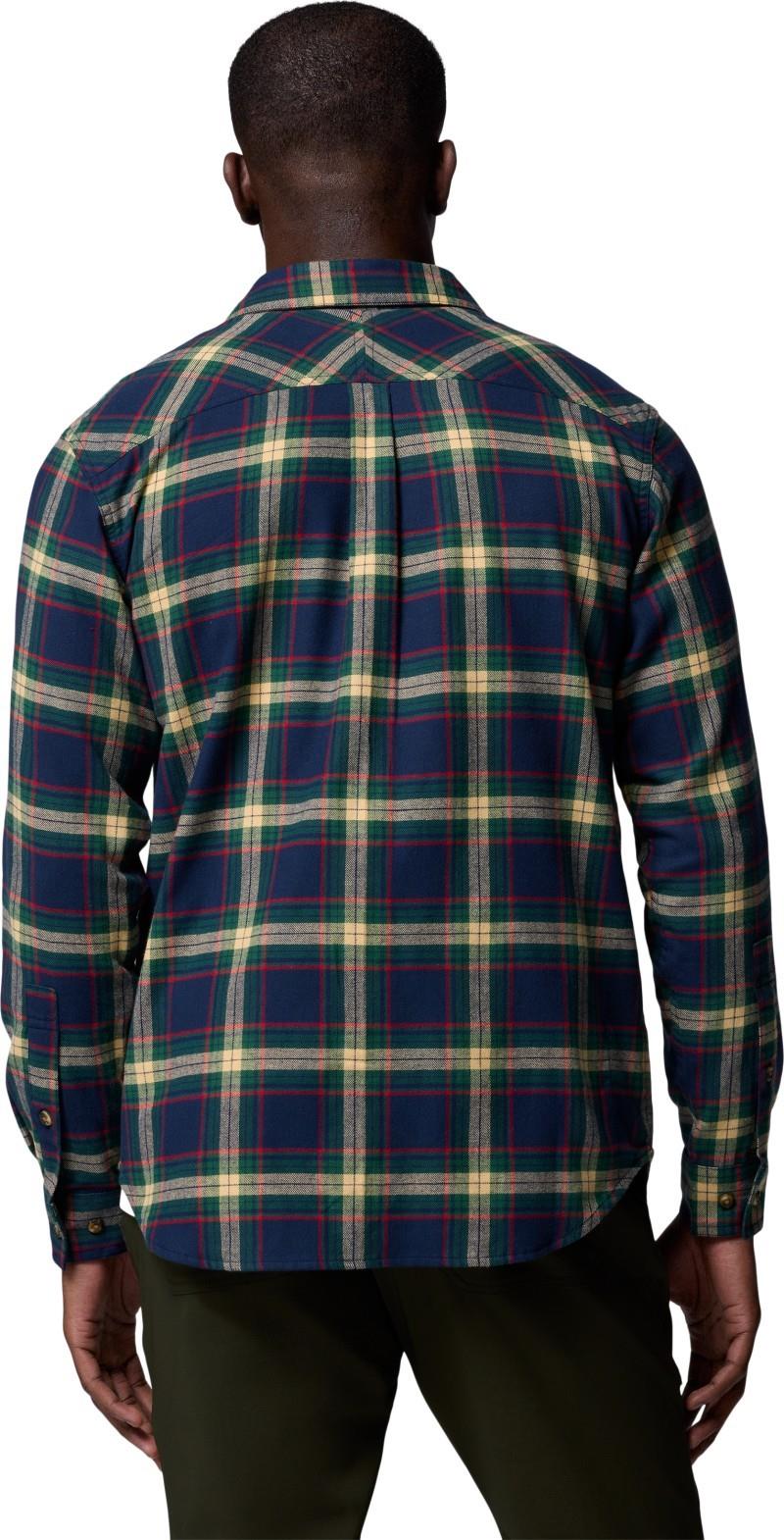 Flare Gun Stretch Flannel - Mens - collegiate navy two lane tartan 1