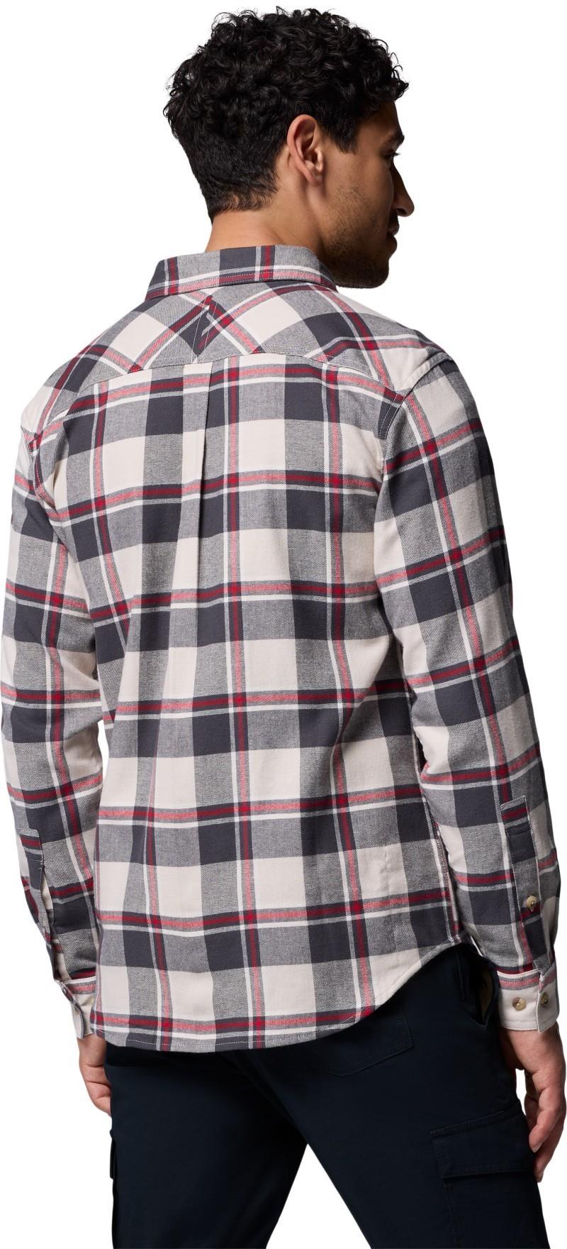 Flare Gun Stretch Flannel - Mens - dark stone trails edge plaid 1
