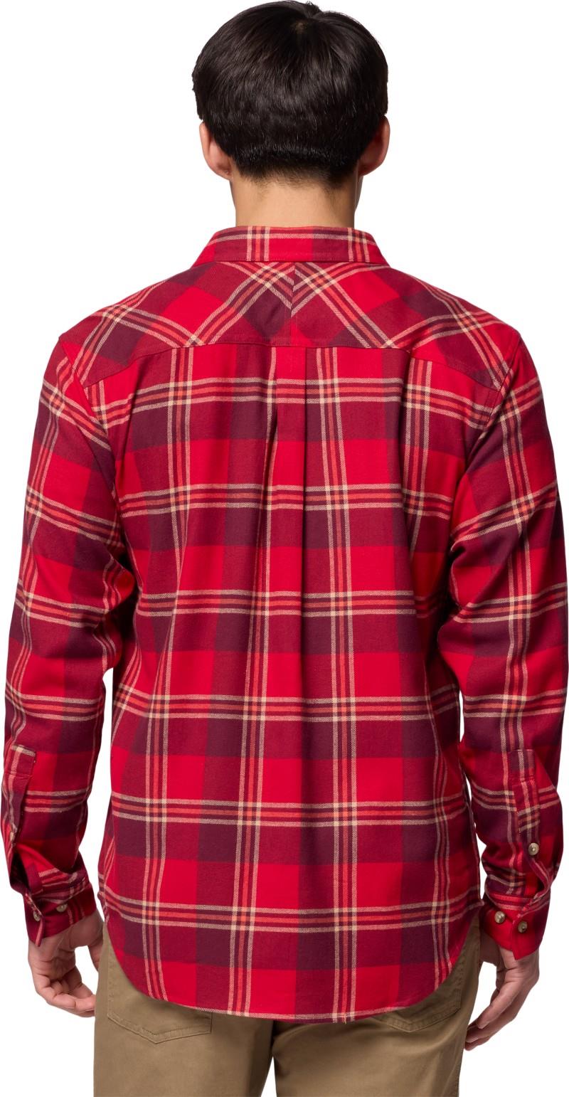 Flare Gun Stretch Flannel - Mens - mountain red trails edge plaid 1