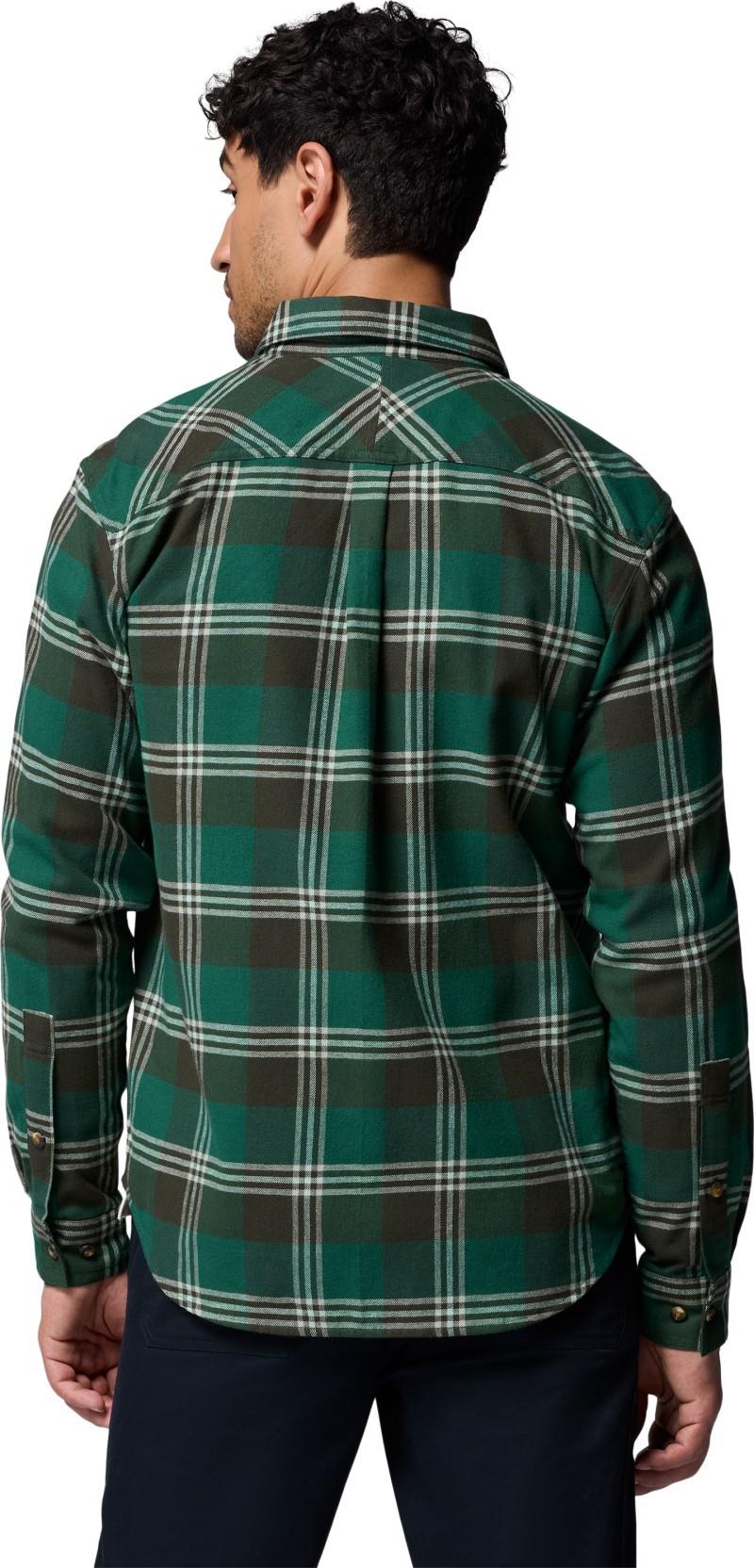Flare Gun Stretch Flannel - Mens - rain forest trails edge plaid 1