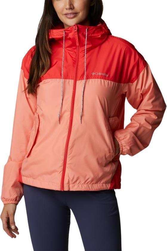 Flash Challenger Lined Windbreaker - Womens - Coral Reef / Hibiscus 1
