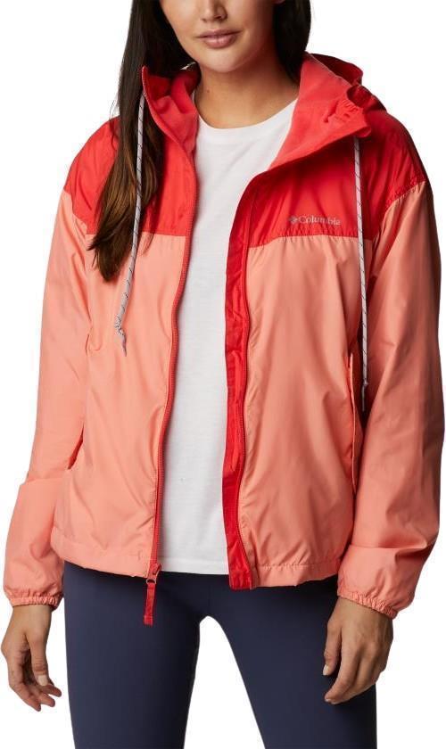 Flash Challenger Lined Windbreaker - Womens - Coral Reef / Hibiscus 3