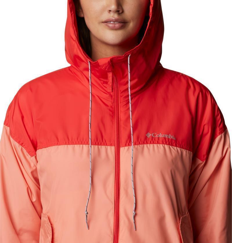 Flash Challenger Lined Windbreaker - Womens - Coral Reef / Hibiscus 6