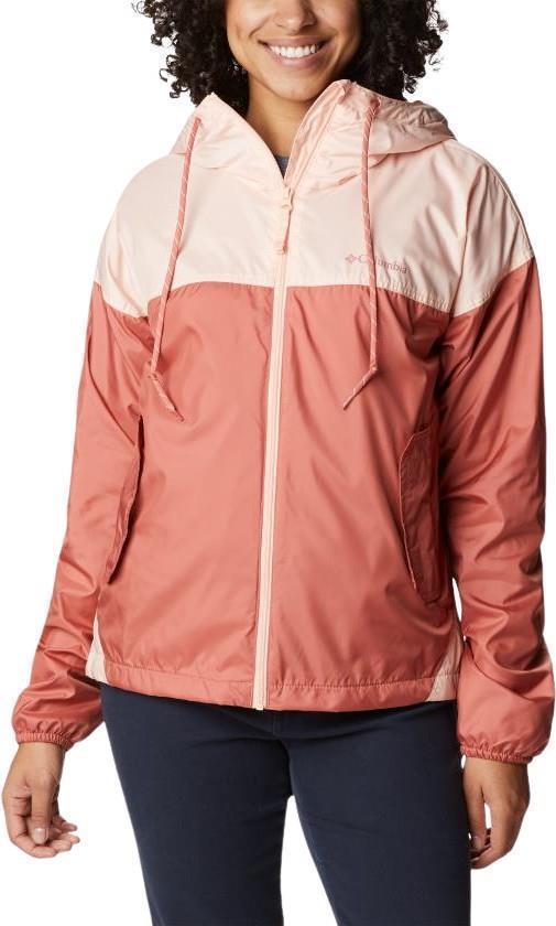 Flash Challenger Lined Windbreaker - Womens - Dark coral / Peach Blossom 1