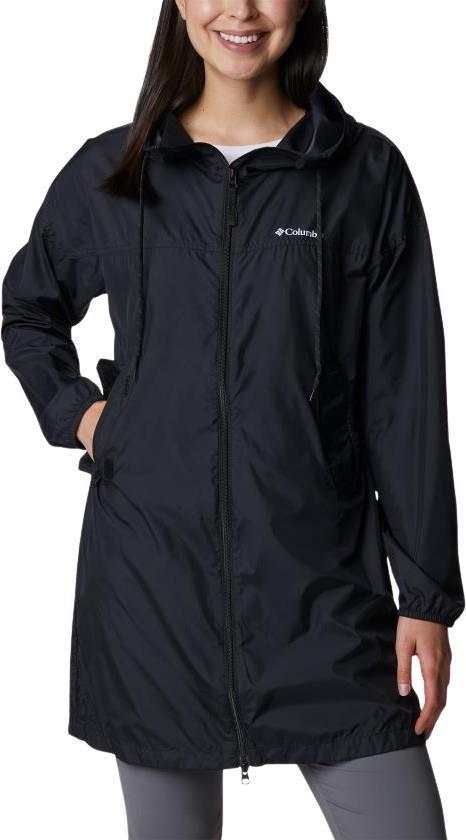 Flash Challenger Long Windbreaker - Womens - Black 1