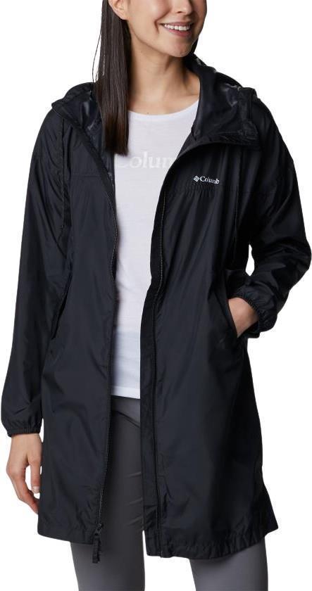 Flash Challenger Long Windbreaker - Womens - Black 4