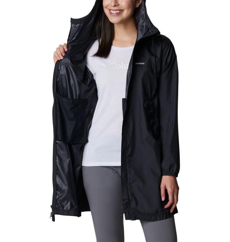 Flash Challenger Long Windbreaker - Womens - Black 5