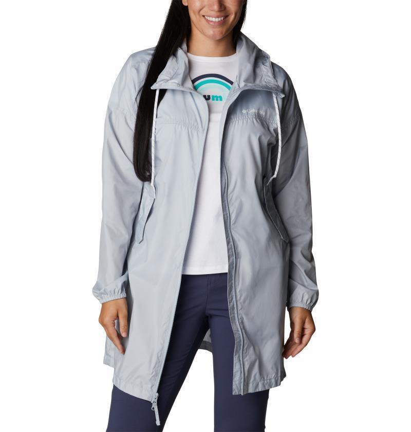 Flash Challenger Long Windbreaker - Womens - Cirrus Grey 4