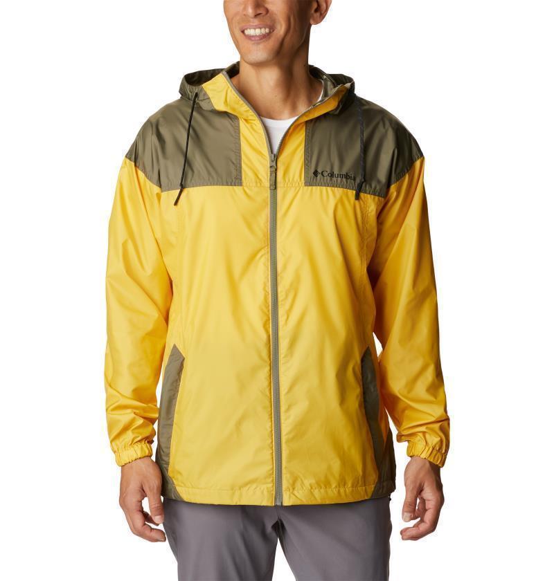 Flash Challenger Windbreaker - Mens - Golden Nugget / Stone Green 1